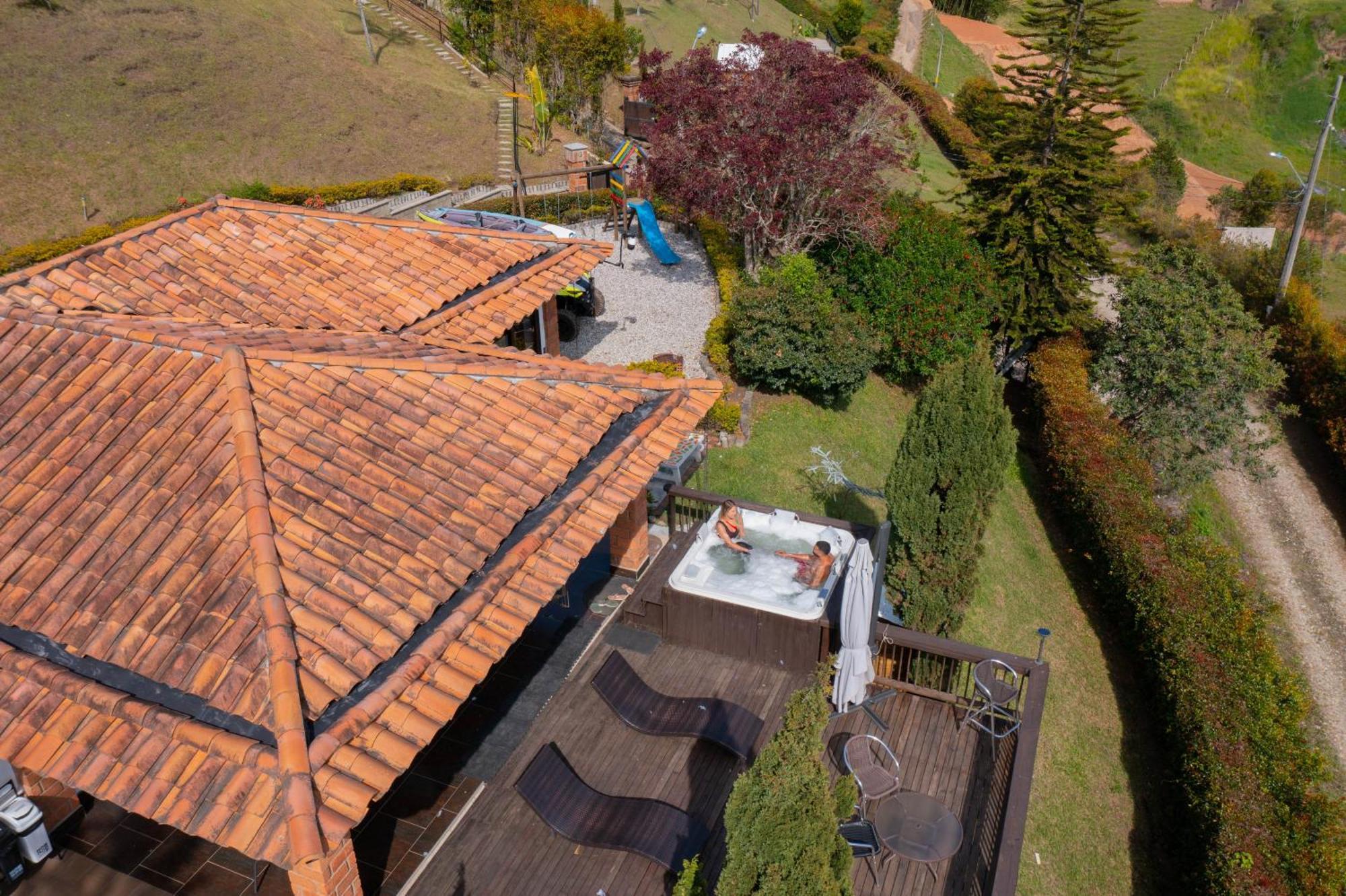 CASA DE CAMPO,EL PEÑOL,GUATAPE-desayuno solo pareja Villa Exterior foto