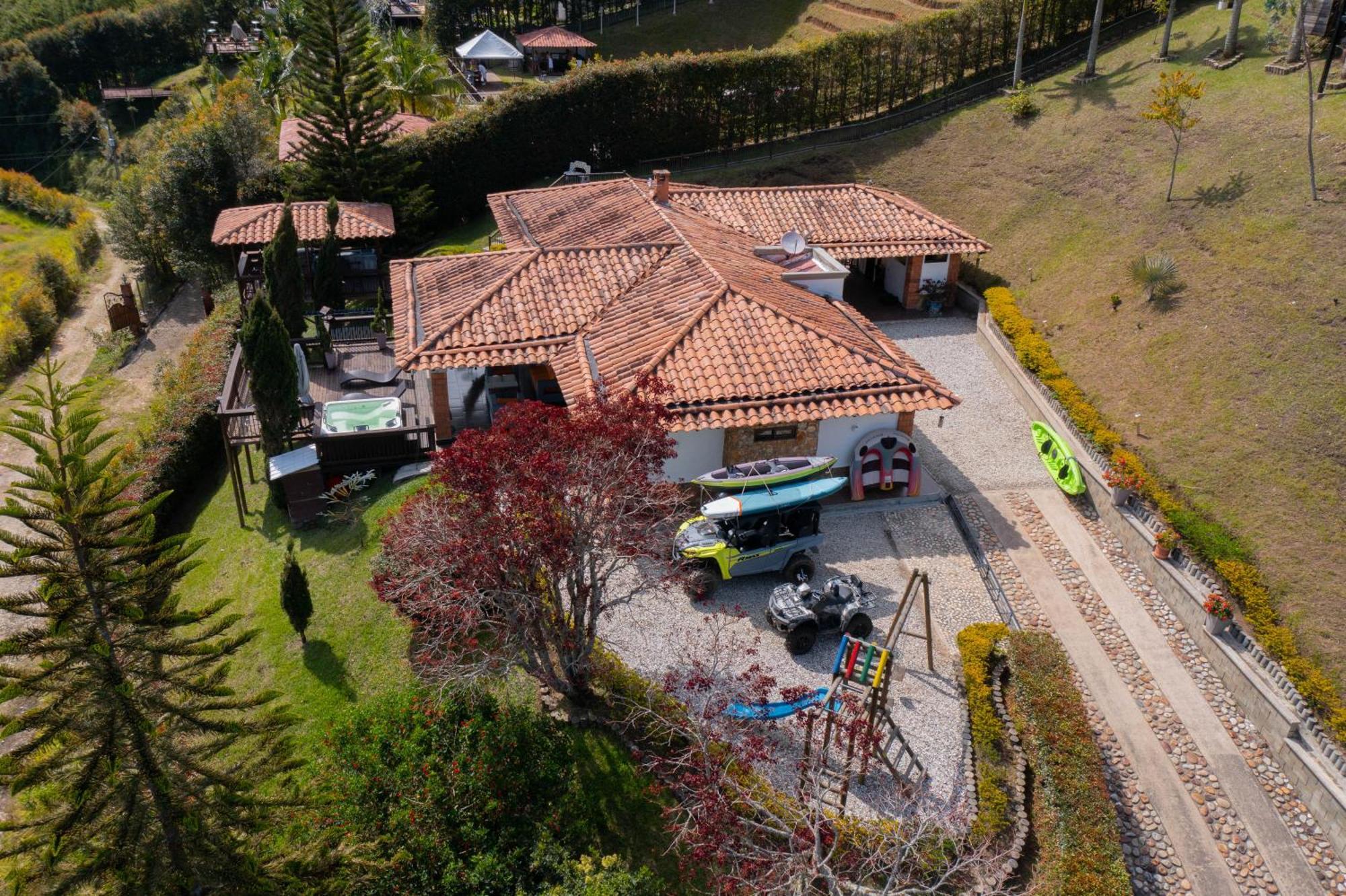 CASA DE CAMPO,EL PEÑOL,GUATAPE-desayuno solo pareja Villa Exterior foto